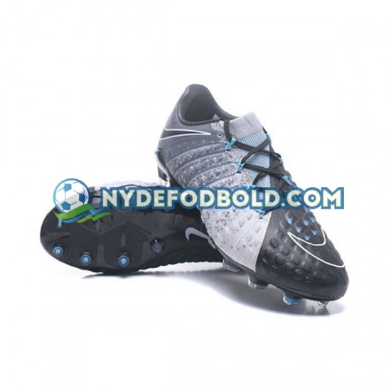 Grå Sort Fodboldstøvler Nike HyperVenom Phantom III Elite FG