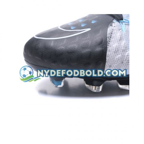 Grå Sort Fodboldstøvler Nike HyperVenom Phantom III Elite FG