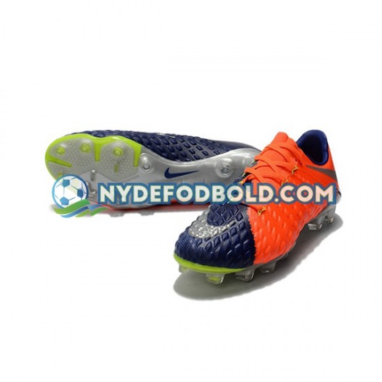 Orange Blå Fodboldstøvler Nike HyperVenom Phantom III Elite FG