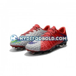 Rød Grå Fodboldstøvler Nike HyperVenom Phantom III Elite FG