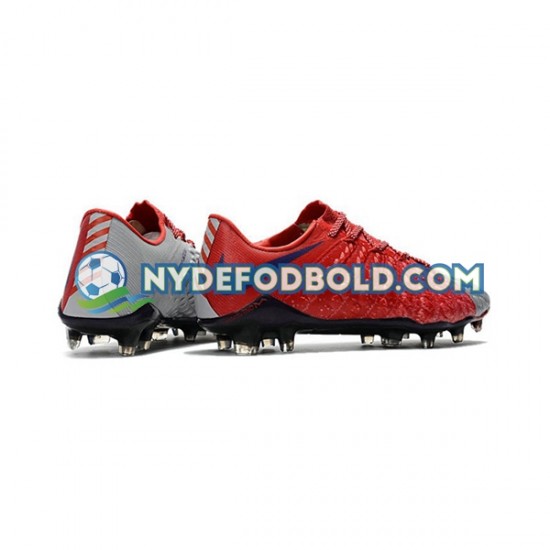Rød Grå Fodboldstøvler Nike HyperVenom Phantom III Elite FG