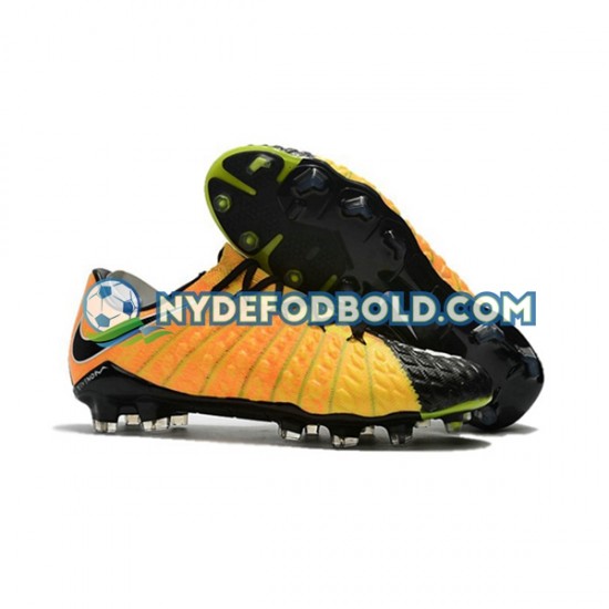 Gul Sort Fodboldstøvler Nike HyperVenom Phantom III Elite FG