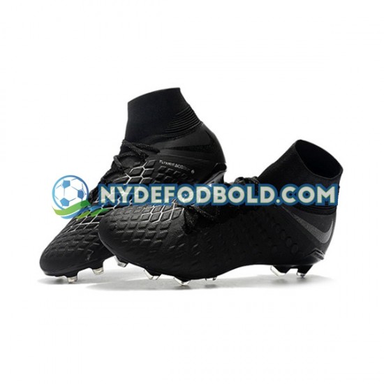Hvid Sort Fodboldstøvler Nike Hypervenom Phantom 3 Elite DF FG