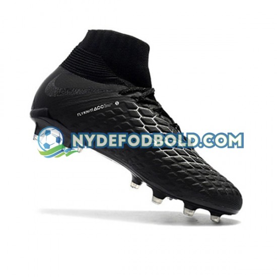 Hvid Sort Fodboldstøvler Nike Hypervenom Phantom 3 Elite DF FG