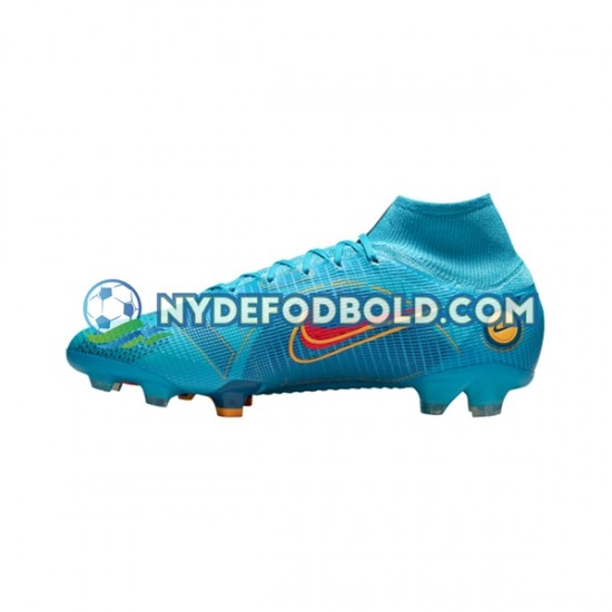 Blå Fodboldstøvler Nike Mercurial Superfly VIII Blueprint Elite FG