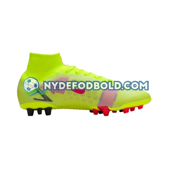 Rød Gul Fodboldstøvler Nike Mercurial Superfly VIII Motivation Elite AG