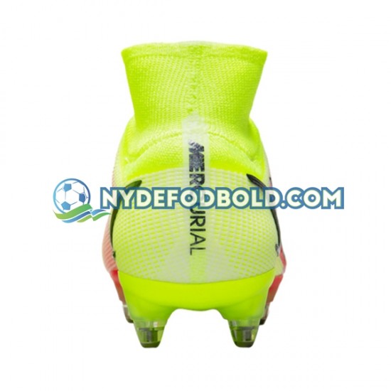 Rød Gul Fodboldstøvler Nike Mercurial Superfly VIII Motivation Elite SG Pro AC