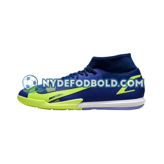 Blå Gul Fodboldstøvler Nike Mercurial Superfly VIII Recharge Academy IC