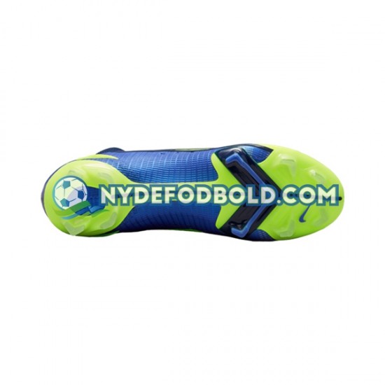 Blå Gul Fodboldstøvler Nike Mercurial Superfly VIII Recharge Elite FG