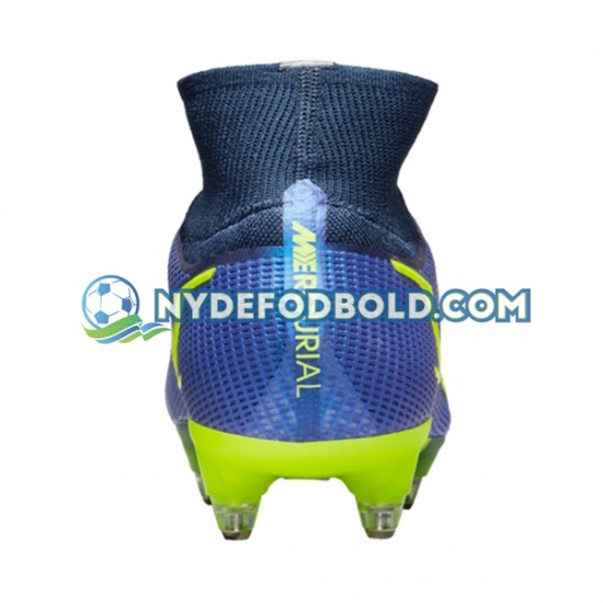 Blå Gul Fodboldstøvler Nike Mercurial Superfly VIII Recharge Elite SG Pro AC