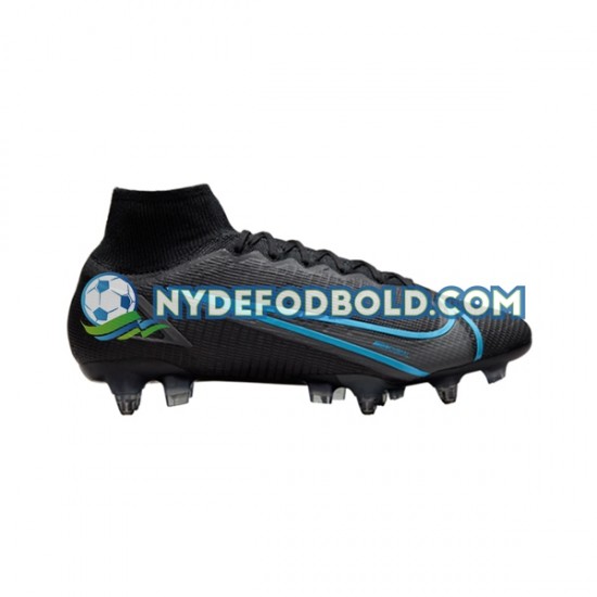Sort Fodboldstøvler Nike Mercurial Superfly VIII Renew Elite SG Pro AC