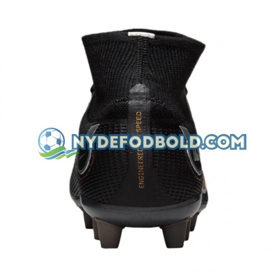 Sort Fodboldstøvler Nike Mercurial Superfly VIII Shadow Elite AG