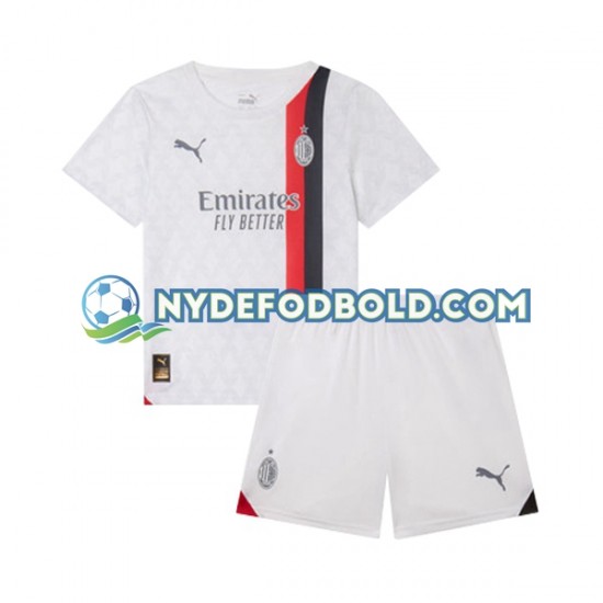 Udebane Trøje AC Milan 2023-2024 K/Æ Børn(+Shorts)