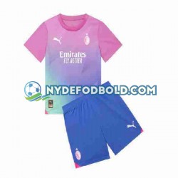 3. Valg Trøje AC Milan 2023-2024 K/Æ Børn(+Shorts)