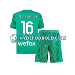 Hjemmebane Trøje AC Milan Målmand Mike Maignan 16 2023-2024 K/Æ Børn(+Shorts)