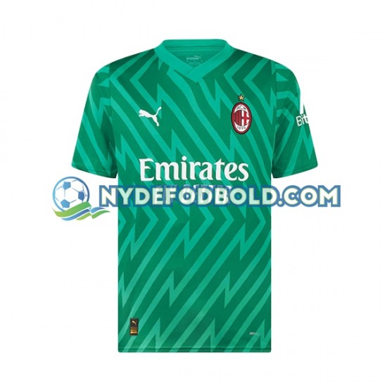 Hjemmebane Trøje AC Milan Målmand Mike Maignan 16 2023-2024 K/Æ Børn(+Shorts)