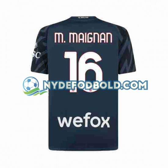 3. Valg Trøje AC Milan Målmand Mike Maignan 16 2023-2024 K/Æ Mænd