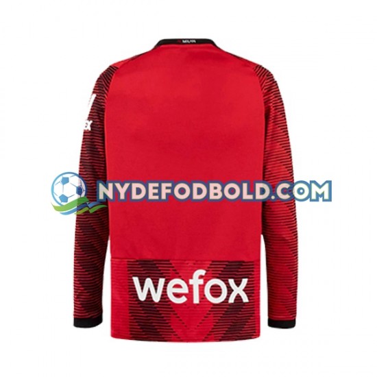 Hjemmebane Trøje AC Milan 2023-2024 L/Æ Mænd