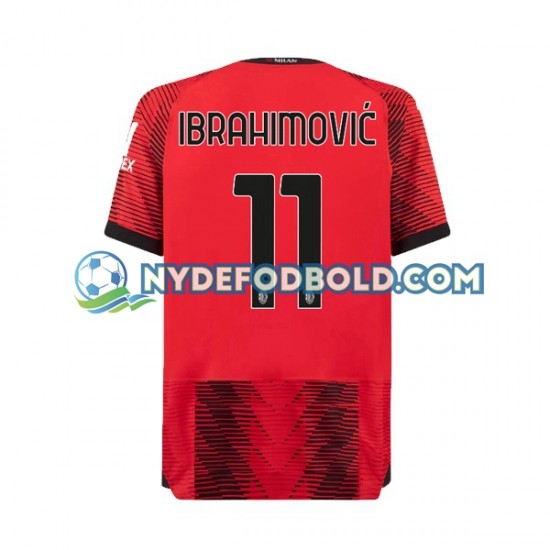 Hjemmebane Trøje AC Milan Ibrahimovic 11 2023-2024 K/Æ Mænd