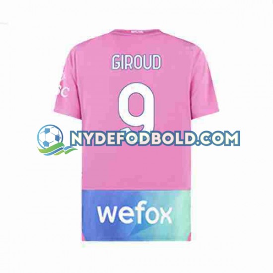 3. Valg Trøje AC Milan Olivier Giroud 9 2023-2024 K/Æ Mænd