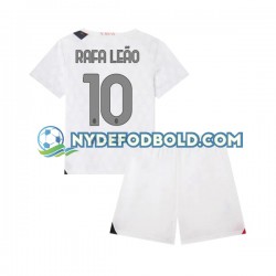 Udebane Trøje AC Milan Rafael Leao 10 2023-2024 K/Æ Børn(+Shorts)