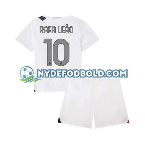 Udebane Trøje AC Milan Rafael Leao 10 2023-2024 K/Æ Børn(+Shorts)