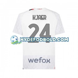 Udebane Trøje AC Milan Simon Kjaer 24 2023-2024 K/Æ Mænd