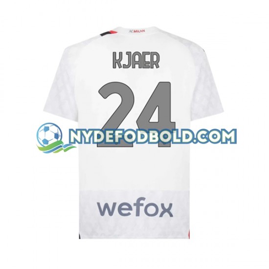 Udebane Trøje AC Milan Simon Kjaer 24 2023-2024 K/Æ Mænd
