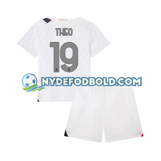 Udebane Trøje AC Milan Theo 19 2023-2024 K/Æ Børn(+Shorts)