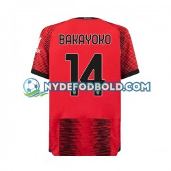 Hjemmebane Trøje AC Milan Tiemoue Bakayoko 14 2023-2024 K/Æ Mænd