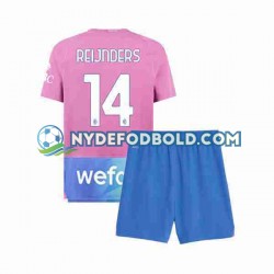 3. Valg Trøje AC Milan Tijjani Reijnders 14 2023-2024 K/Æ Børn(+Shorts)
