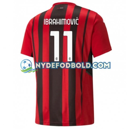 Hjemmebane Trøje AC Milan Zlatan Ibrahimovic 11 2021-2022 K/Æ Mænd