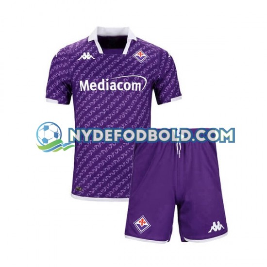 Hjemmebane Trøje Fiorentina 2023-2024 K/Æ Børn(+Shorts)