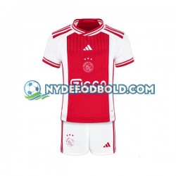 Hjemmebane Trøje AFC Ajax 2023-2024 K/Æ Børn(+Shorts)