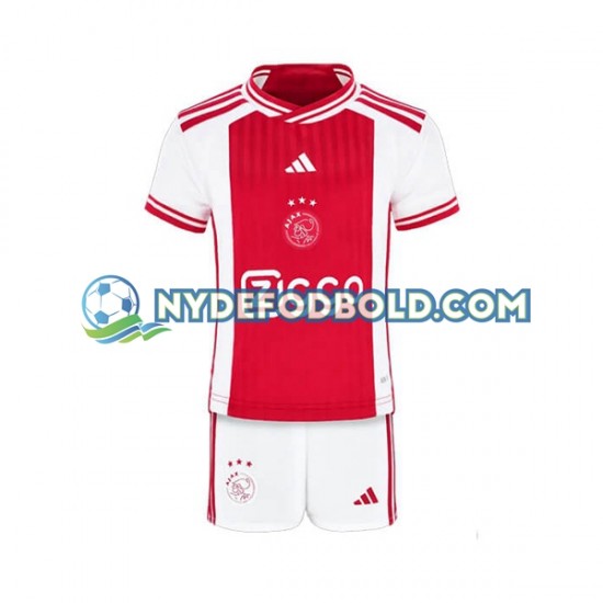 Hjemmebane Trøje AFC Ajax 2023-2024 K/Æ Børn(+Shorts)