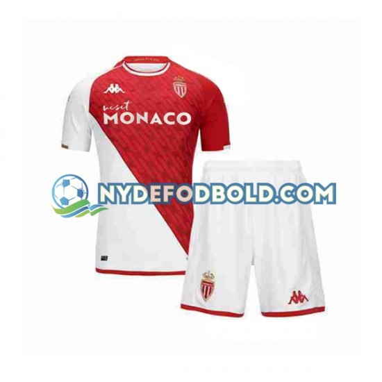 Hjemmebane Trøje AS Monaco 2023-2024 K/Æ Børn(+Shorts)