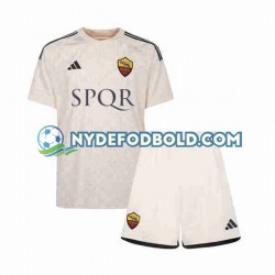 Udebane Trøje AS Roma 2023-2024 K/Æ Børn(+Shorts)