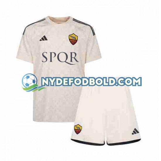 Udebane Trøje AS Roma 2023-2024 K/Æ Børn(+Shorts)