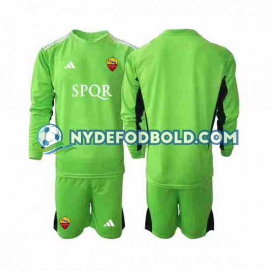 Udebane Trøje AS Roma Målmand 2023-2024 L/Æ Børn(+Shorts)