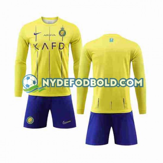 Hjemmebane Trøje Al-Nassr 2023-2024 L/Æ Børn(+Shorts)