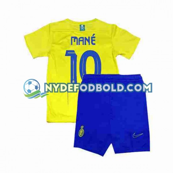 Hjemmebane Trøje Al-Nassr Mane 10 2023-2024 K/Æ Børn(+Shorts)