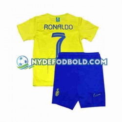 Hjemmebane Trøje Al-Nassr Ronaldo 7 2023-2024 K/Æ Børn(+Shorts)