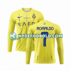Hjemmebane Trøje Al-Nassr Ronaldo 7 2023-2024 L/Æ Mænd