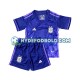 Udebane Trøje Argentina World Cup 2022 K/Æ Børn(+Shorts)