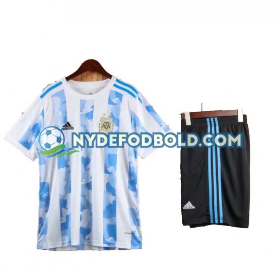 Hjemmebane Trøje Argentina 2021 K/Æ Børn(+Shorts)