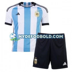 Hjemmebane Trøje Argentina World Cup 2022 K/Æ Børn(+Shorts)