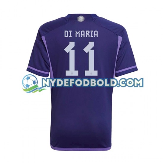 Udebane Trøje Argentina Di Maria 11 World Cup 2022 K/Æ Mænd