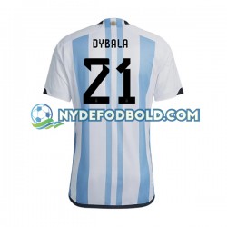 Hjemmebane Trøje Argentina Dybala 21 World Cup 2022 K/Æ Mænd