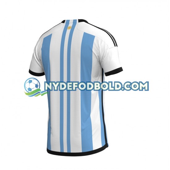Hjemmebane Trøje Argentina World Cup 2022 K/Æ Mænd