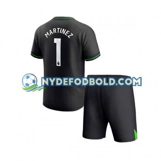 Hjemmebane Trøje Aston Villa Målmand Emiliano Martinez 1 2023-2024 K/Æ Børn(+Shorts)